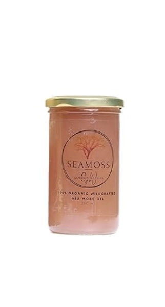 Sea Moss Gel, Made with Wildcrafted, Irish Sea Moss from Grenada. Vegan. Dr Sebi Approved. (Purple, 250ml)