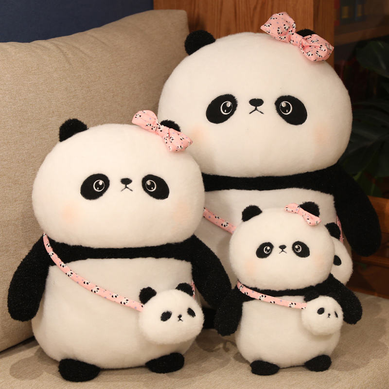 Natalie - Kawaii Panda Plush Toy - White / 22CM