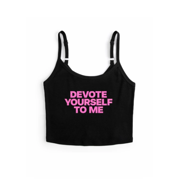 DEVOTE YOURSELF SPAGHETTI STRAP TOP