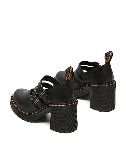 Dr. Martens Women's Eviee Platform - 6 - Black Sendal