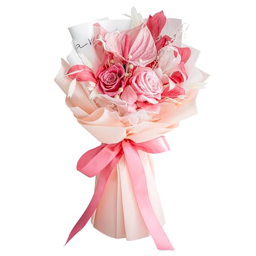 Flower Bouquet Natural Real Roses 