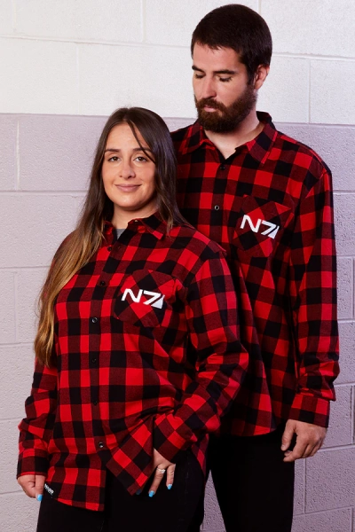 Mass Effect N7 Flannel