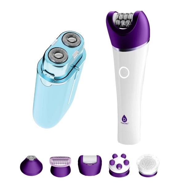 Smooth & Painless Hair Removal Kit – Pursonic Shaver & 6-in-1 Epilator