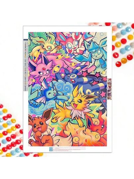 pokemón diamond painting