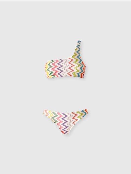 Missoni | One-shoulder bikini with double ties