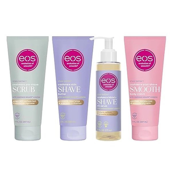 Bundle of eos Cashmere Skin Collection- Vanilla Cashmere Scented, 72-Hour Hydration