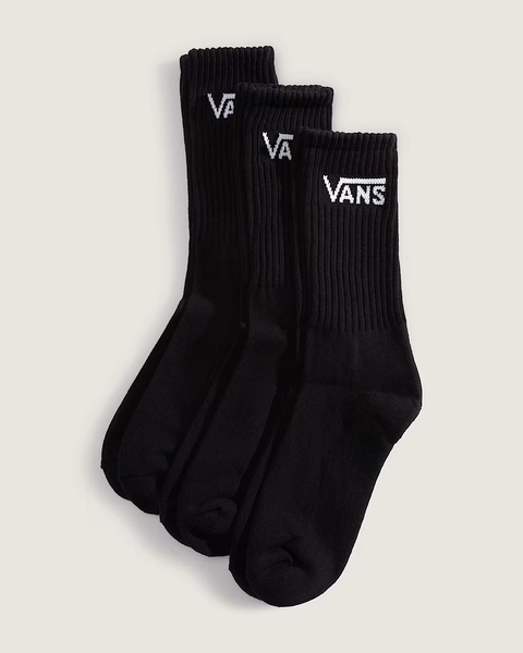 Classic Crew Socken (3 Paar) in Schwarz| Vans DE