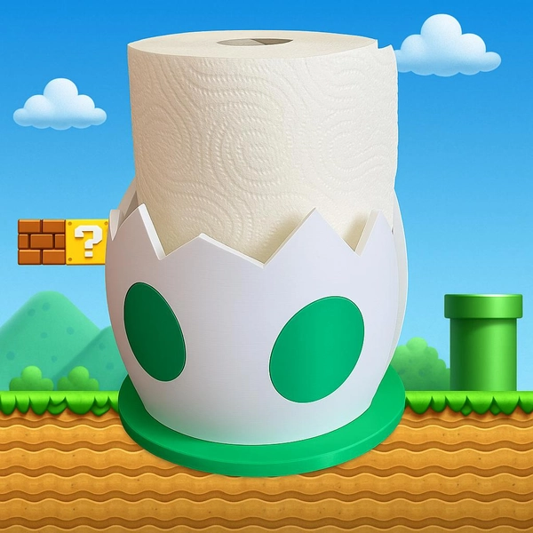 Yoshi Egg Paper Towel Holder