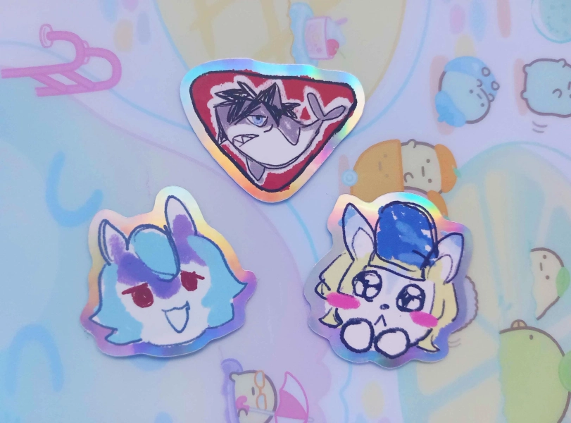 Wriothesley's gauntlet - Sticker set - The Melusine's cute graffiti stickers