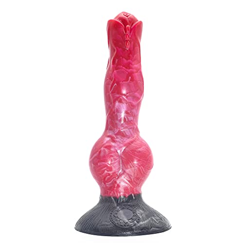 BeHorny Dildo Sex Toy, Liquid Silicone Alien/Fido Dildo with Suction Cup Mixed