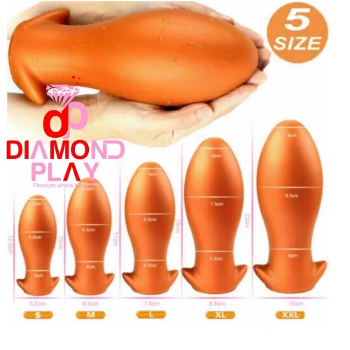 Large Butt Plug Dildo Huge Anal Prober Prostate Stimulator Sex Toys Men Women UK
