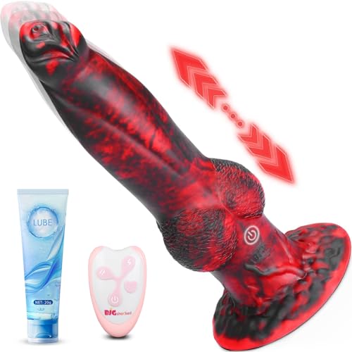 XXL Thrusting Dildo Sex Toys, Realistic Dildos Vibrator with Remote Control 7 Modes, Suction Cup Big Dragon Dildo Sex Toy for Clitoral G-spot Anal Hands-Free Play, Adult Sex Toys4couples Men & Women