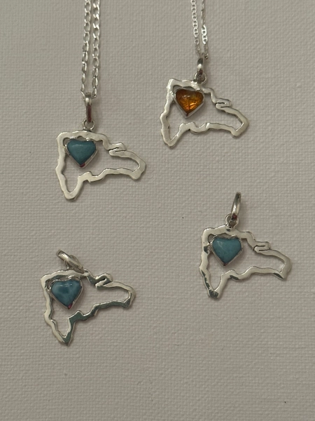Dominican Republic Larimar Pendant 