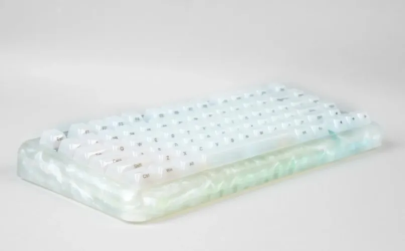 KiiBOOM Jade75 | KiiBOOM Crystal Switch / White