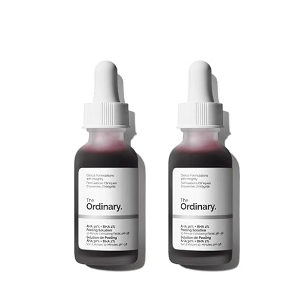 The Ordinary AHA 30% + BHA 2% Peeling Solution, Advanced Exfoliating Peel for Brighter Skin