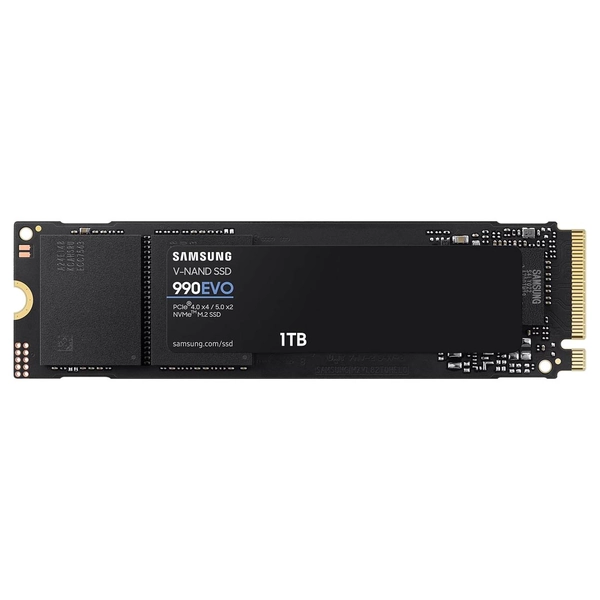 Buy Samsung 990 EVO M.2 NVMe Gen4 SSD 1TB [MZ-V9E1T0BW] | PC Case Gear Australia
