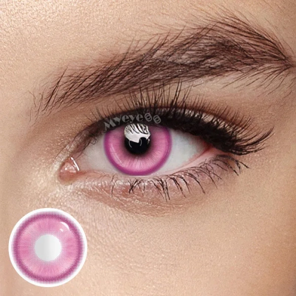 Nezuko contact lenses