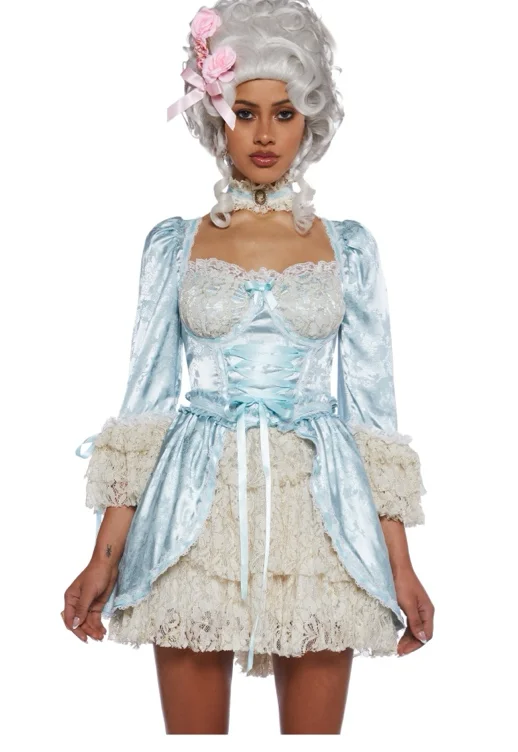 Cake Queen Costume Set- Light Blue