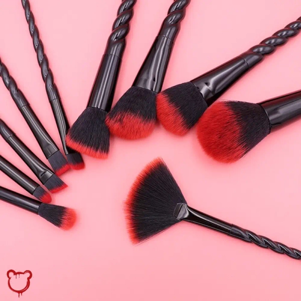Red Brush Set