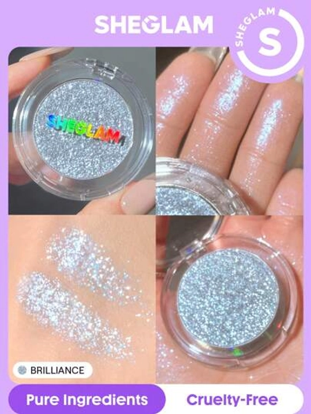 Enigma Sparkly Eyeshadow-Brilliance Multi-Use Single Eyeshadow Powder Glitter Long-Lasting High Pigment Easter Mother's Day Father's Day Graduation Birthday Holiday Winter Y2K Fancy Fashion Makeup Cosmetic Party Beach Travel Camping Outdoors School Campus Trip Festivals Decor Gift Present Rose Girl Cosplay Best Color Charm Vibe
