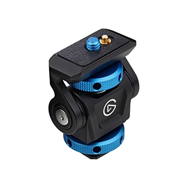 Elgato Cold Shoe – Adjustable ¼ inch Thread Mount for Lights, off-camera flash, microphones, compatible with Key Light Mini, light stands, tripods, perfect for Photo and Video Studio Production