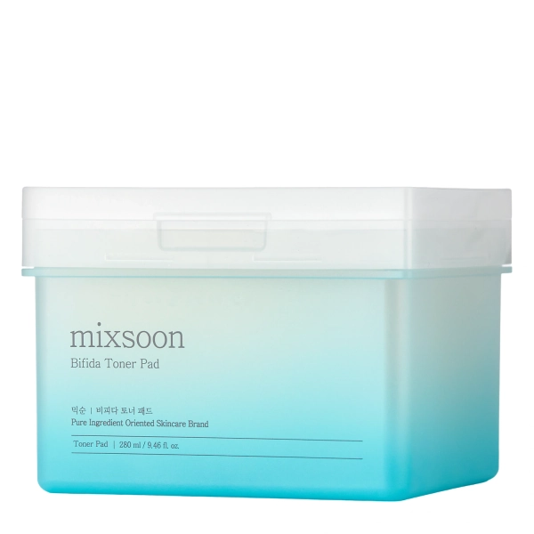 Mixsoon - Bifida Toner Pad - Intenzívne hydratačné tampóny na tvár - 120 ks / 280 ml