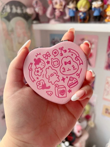 Bunny Cute Things Heart Compact Mirror - Etsy Italy
