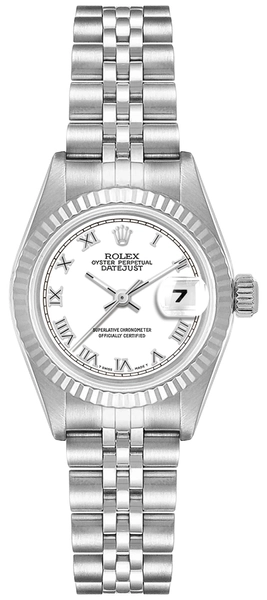 69174 Rolex Lady-Datejust 26 White Dial Jubilee Bracelet Womens Watch