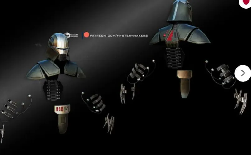 Starkiller full armour(without helmet/claws) DIY KIT