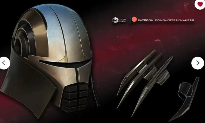 Lord Starkiller's Helmet and Claws - Raw Prints