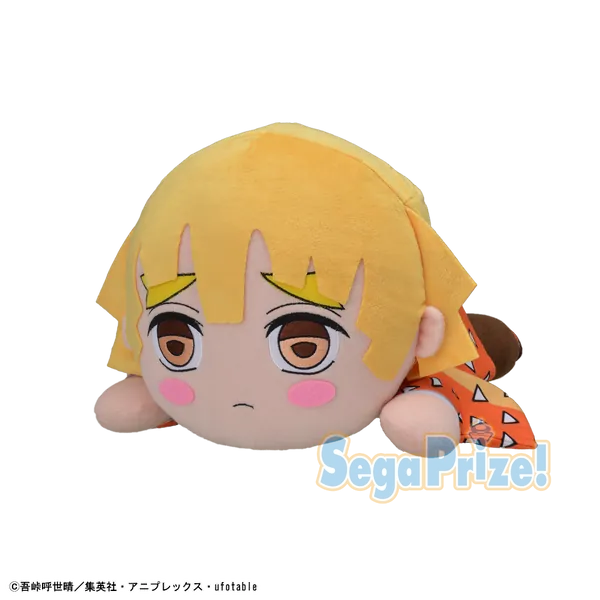 Demon Slayer: Kimetsu no Yaiba - Zenitsu Agatsuma - SEGA MEJ Lay-Down Plush [In Stock, Ship Today]