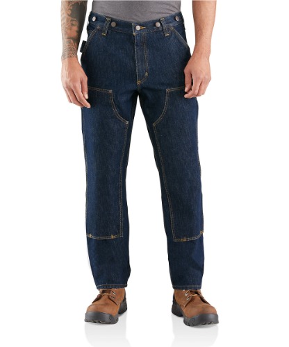 Carhartt Men's Rugged Flex Relaxed Fit Double Front Utility Logger Jeans | Freight / 30-30