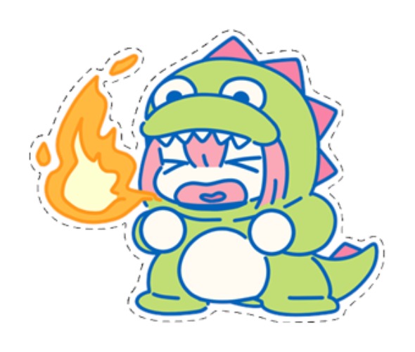Bocchizilla 3" Sticker | Default Title