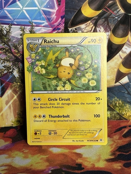 Pokémon TCG Raichu RC9/RC32 Trading Card Generations Radiant Collection NM