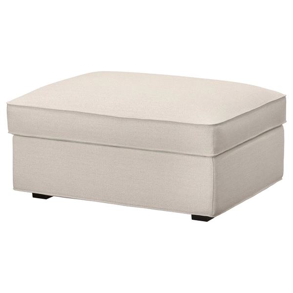 KIVIK Ottoman with storage - Gunnared beige