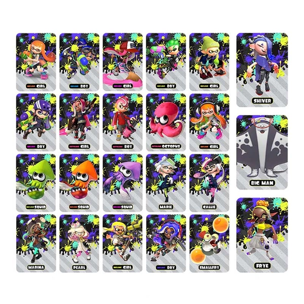 23PCS Splatoon 3 Amiibo NFC Cards Splatoon Amiibo Cards