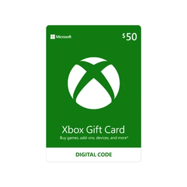 $50 Xbox Gift Card [Digital Code]