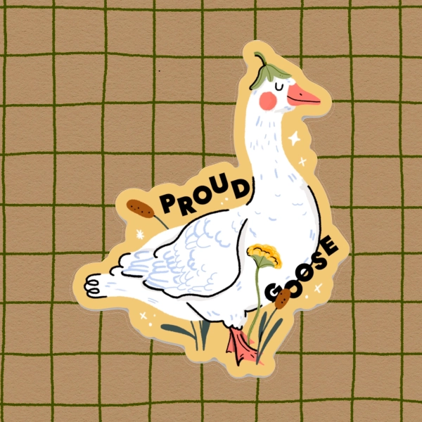 Proud Goose Sticker