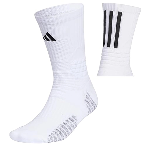 adidas Select Basketball Crew Socks (1 pair) for team sports, boys girls men women