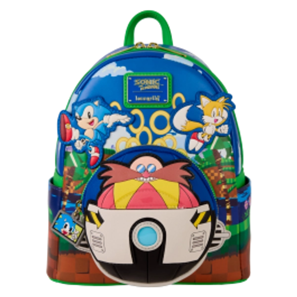Loungefly: Sega Sonic the Hedgehog Mini Backpack - Merchoid UK