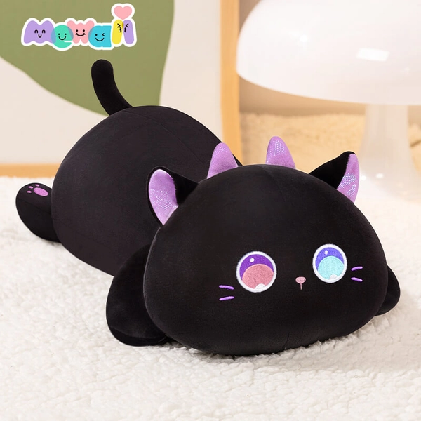 MeWaii® Cute Animal Purple Magic Cat Plush Pillow Kawaii Plushies Stuffed Toys Squishy Plushies Cuddle Body Pillow