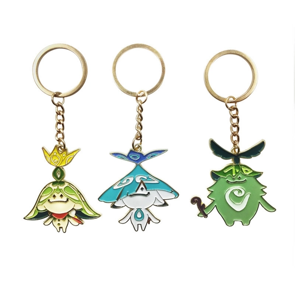 Aranara Keychain Metal Genshin Impact Key Ring Arama Arabalika Ararycan Charm - Arabalika