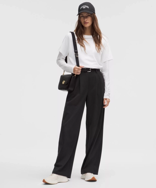 Daydrift High-Rise Wide-Leg Trouser *Regular - Black/Light Ivory - XXS