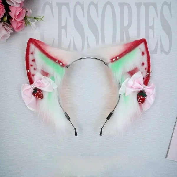Luxurious Cat Ears Headband for Kawaii Fashion and Cosplay