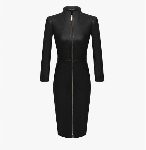 CHIARA Dress in Stretch Leather | Jitrois