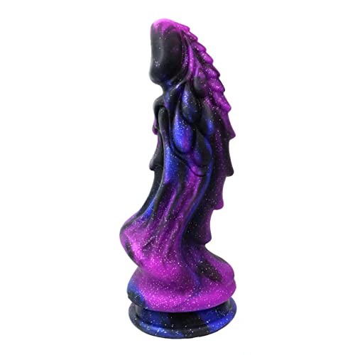 Dragon Realistic Dildo for Women, 8.66 inch Big Anal Dildo with Strong Suction Cup for Hands-Free Play, Huge Monster Liquid Silicone Anal Plug Prostate Massager Adult Sex Toys for Men & Women - Starry sky - 8.66 Inch