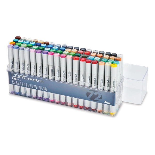 Copic Sketch Marker Set - Color Set B, Set of 72