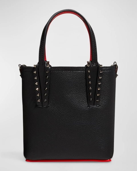 Christian Loubboutin - Cabata N/S Mini Tote in Grained Leather