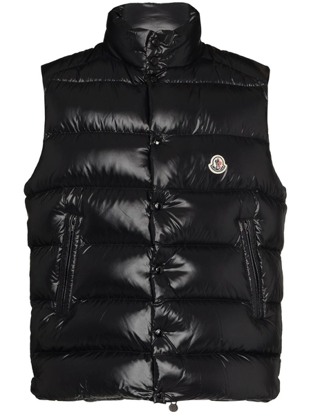 Tibb logo-patch padded gilet