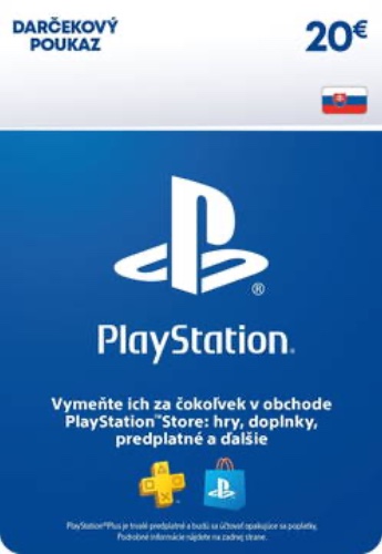 PlayStation Store – Kredit 20 EUR – SK Digital